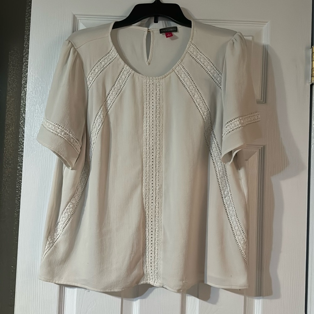 White Peasant Top (Polyester)